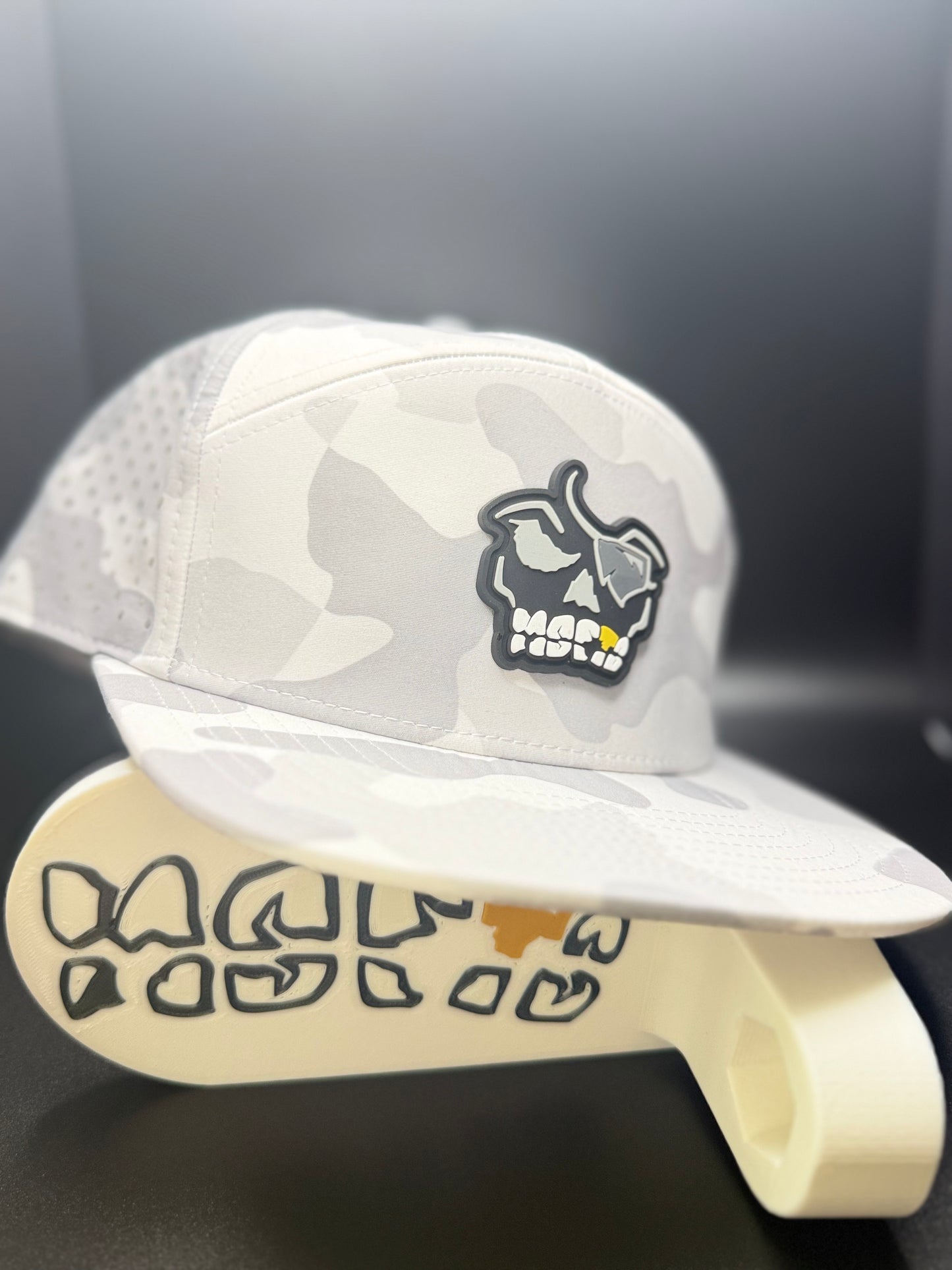 Snow Camo Flat Bill Hat