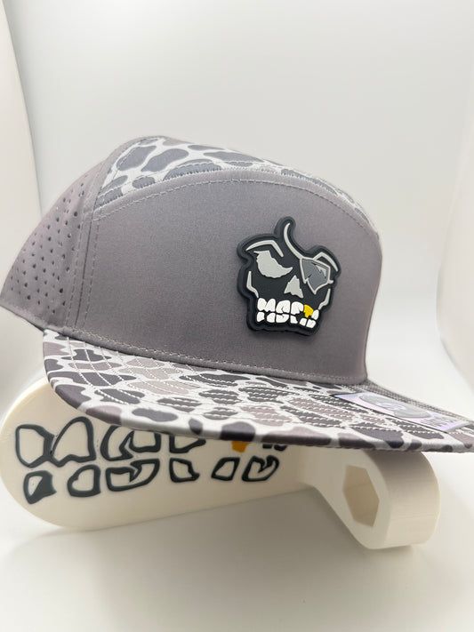 Lt Gray Duck Camo Flat Bill