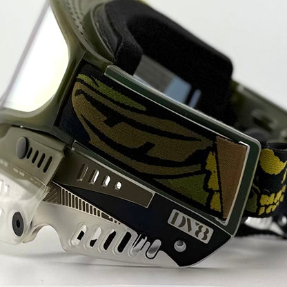 JT Proflex Olive/Clear Goggle + DV8 Ears Combo