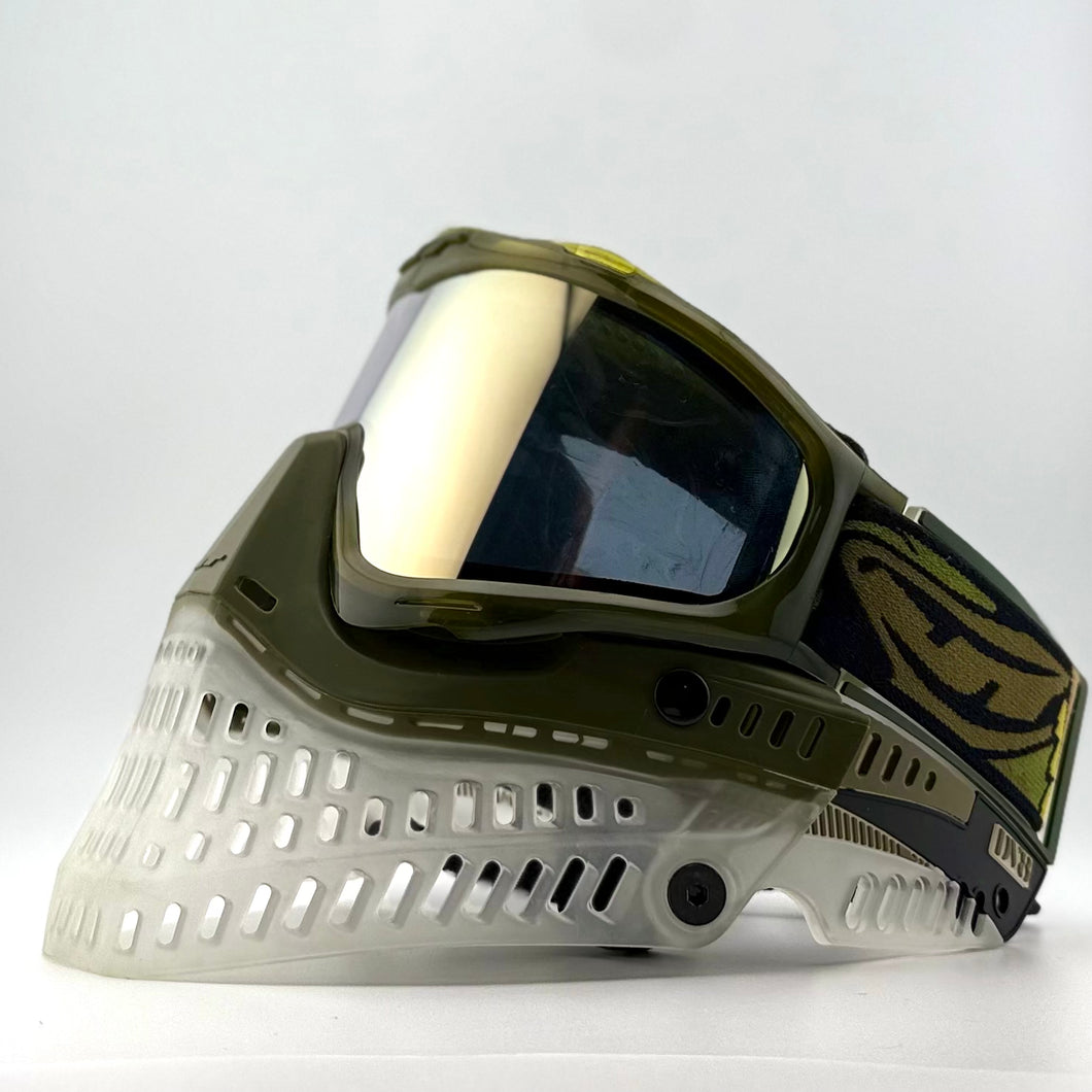 JT Proflex Olive/Clear Goggle + DV8 Ears Combo